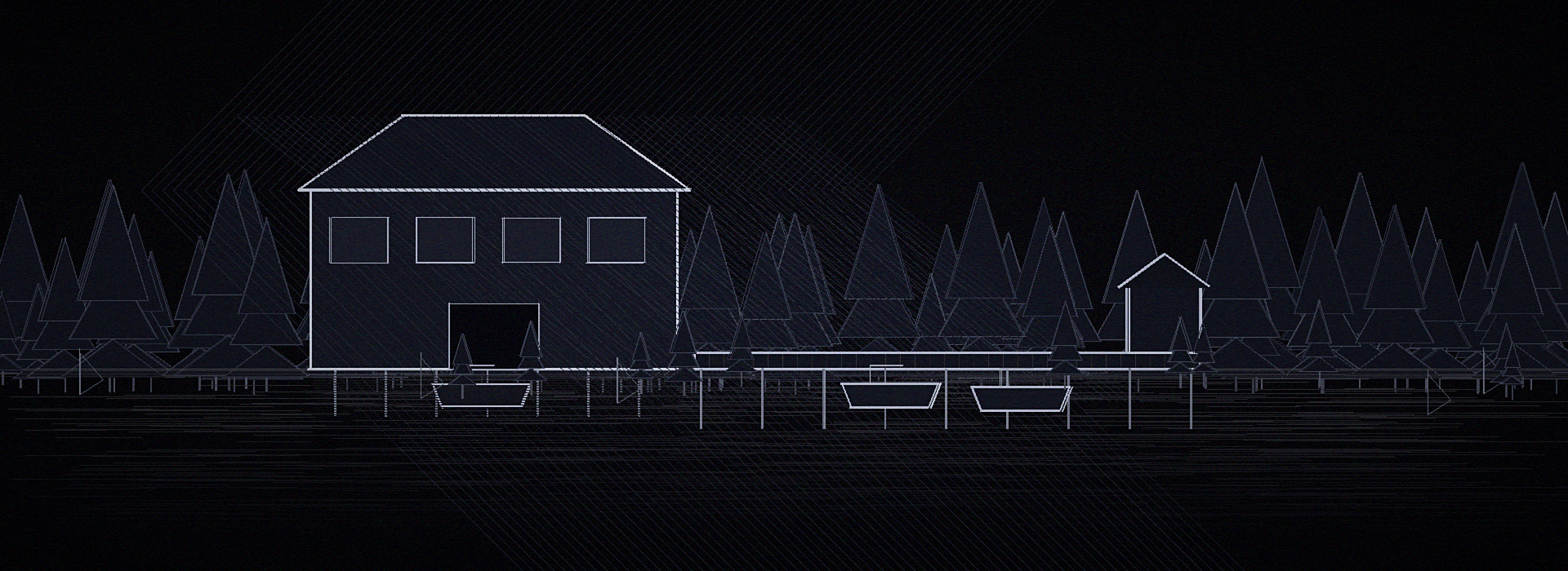 Phantom Foam spray foam insulation in Conroe TX — Lake Conroe boathouse and dock